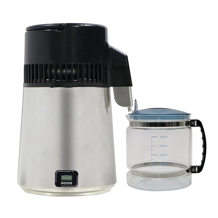 Buy Slsy 1 Gallon Alcohol Distiller Electric Moonshine Still, 4 Liters