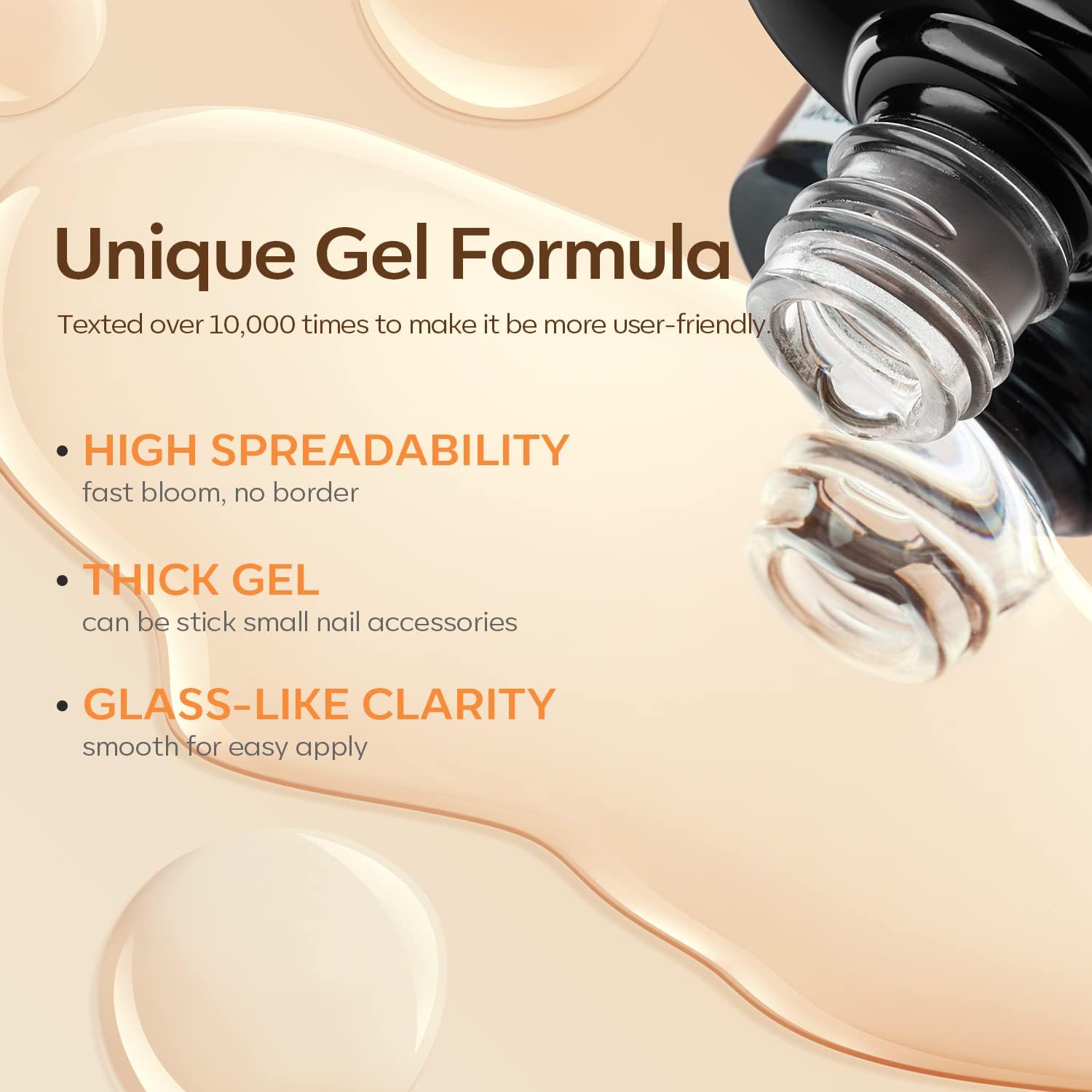 Modelones Blooming Gel Lakier do paznokci, 15 ml, manicure, marmuru, akwareli, żelowego lakieru do paznokci
