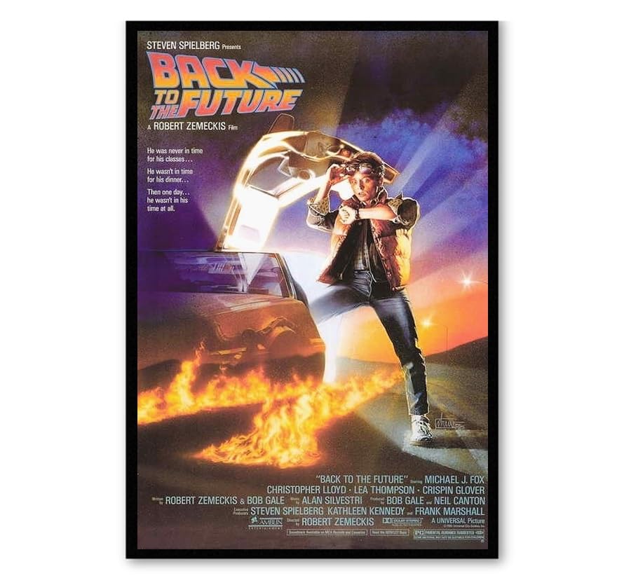 Amazon.co.jp: 【フレーム付-黒-】映画ポスター バック