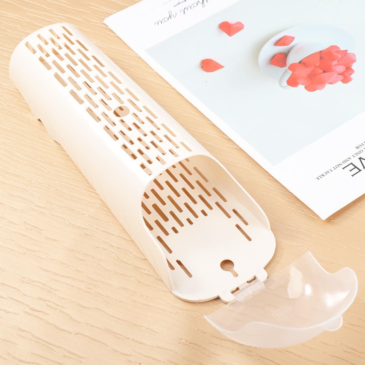 Wall Mounted Chopsticks Holder Utensil Drainer with Drain Holes