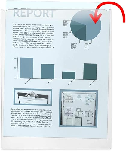 Miniatura 2 de StoreSMART TL10308-5 - Bolsillo tamaño carta de 8.5 x 11 pulgadas, transparente, archivado, plástico de polipropileno, paquete de 5 unidades