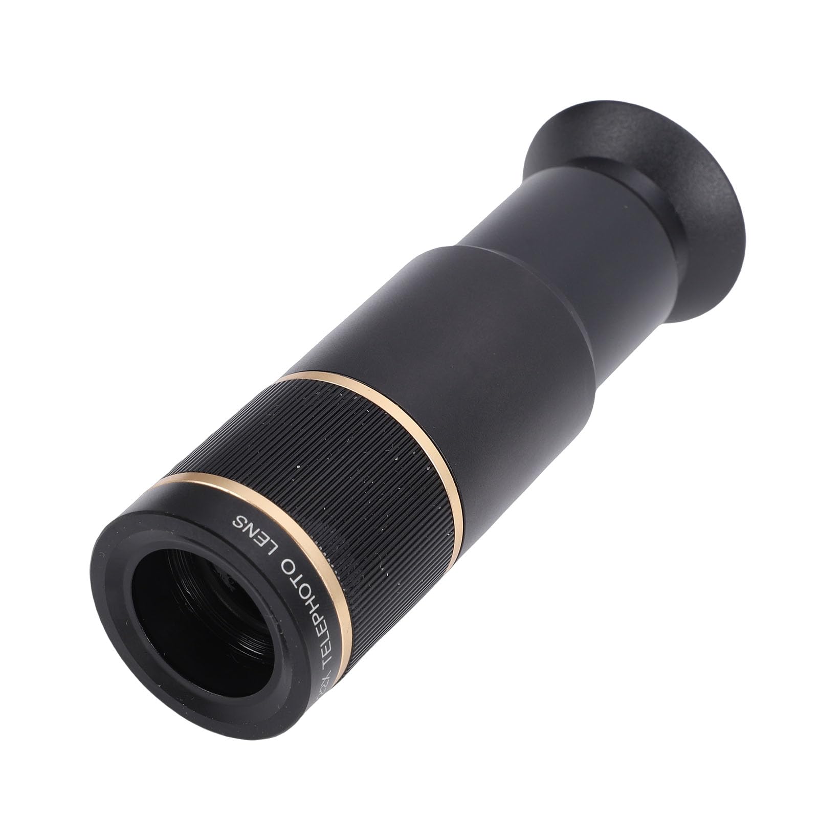 Kit Obiettivo Fotocamera Telefono, Teleobiettivo 22X Obiettivo Fisheye 198° Grandangolare 0,6X Macro 15X con Treppiede e Custodia, Smartphone e Tablet IOS