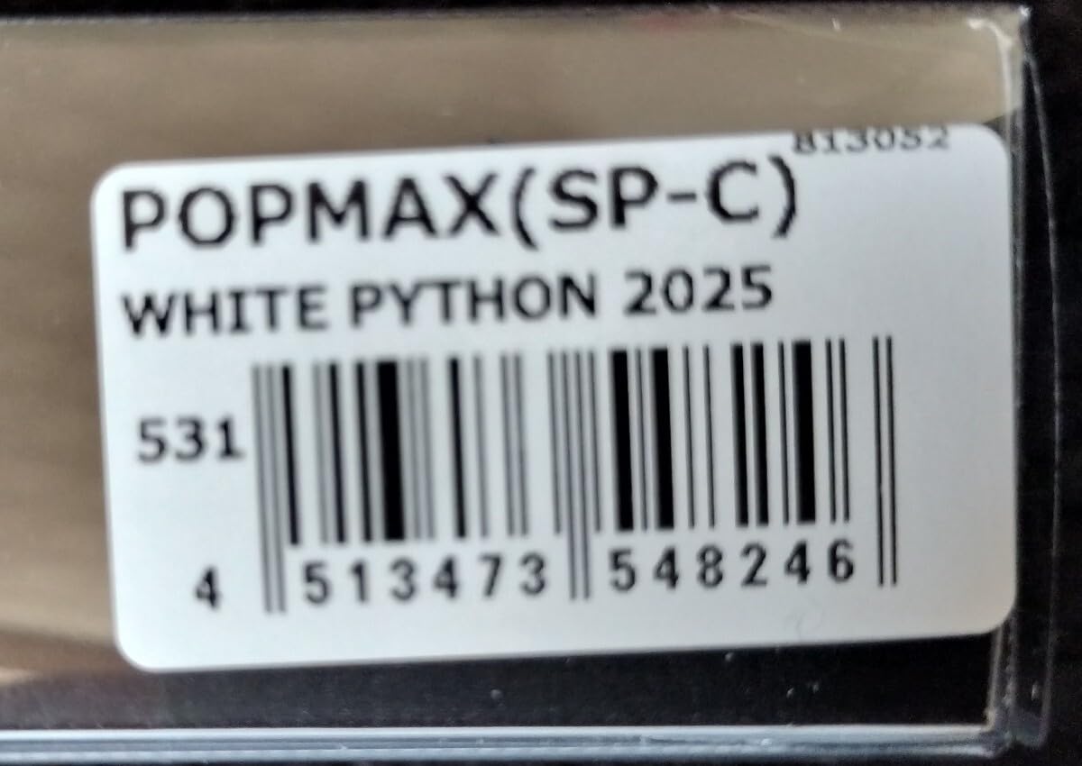 Amazon.co.jp: メガバス POPMAX 2025ホワイトパイソン エギビジョン