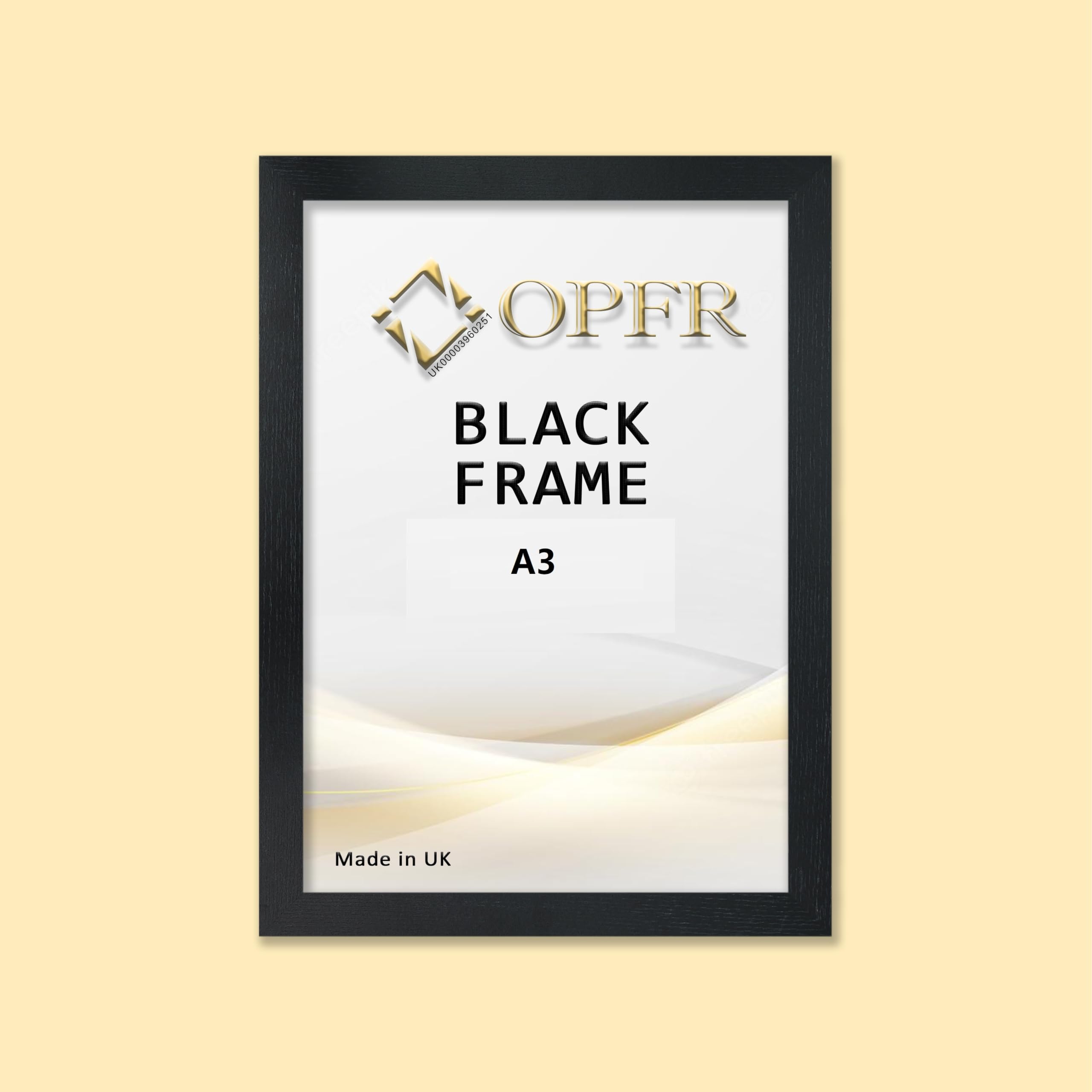 Opfr Black A3 Picture Frame Size 29.7Cm X 42Cm