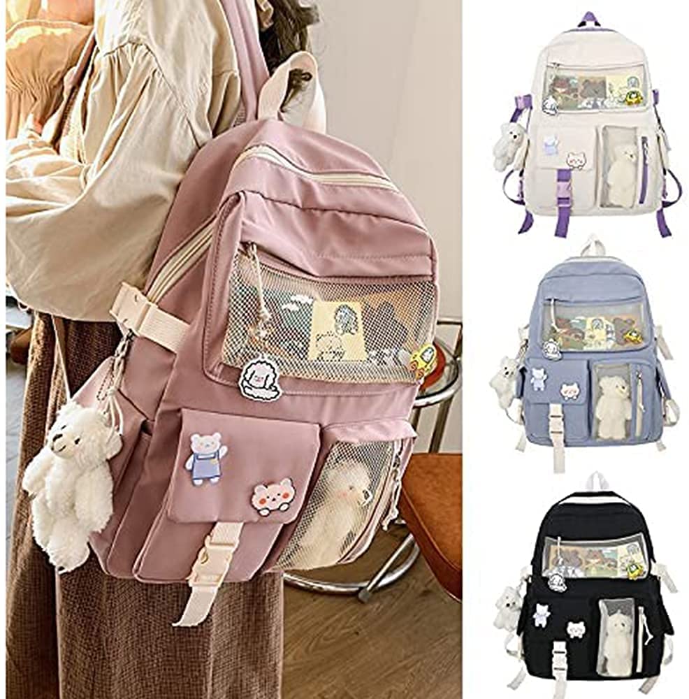 Buy Kawaii Backpack with Kawaii Pin and Cute Accessories Backpack Cute