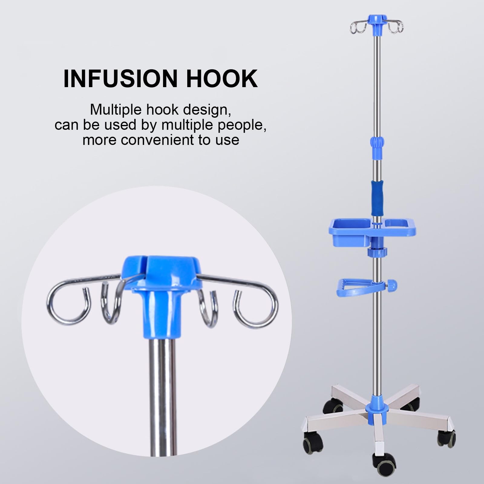 Amazon.co.jp: 旅行用ポータブルIVポール、点滴スタンド、輸液セット