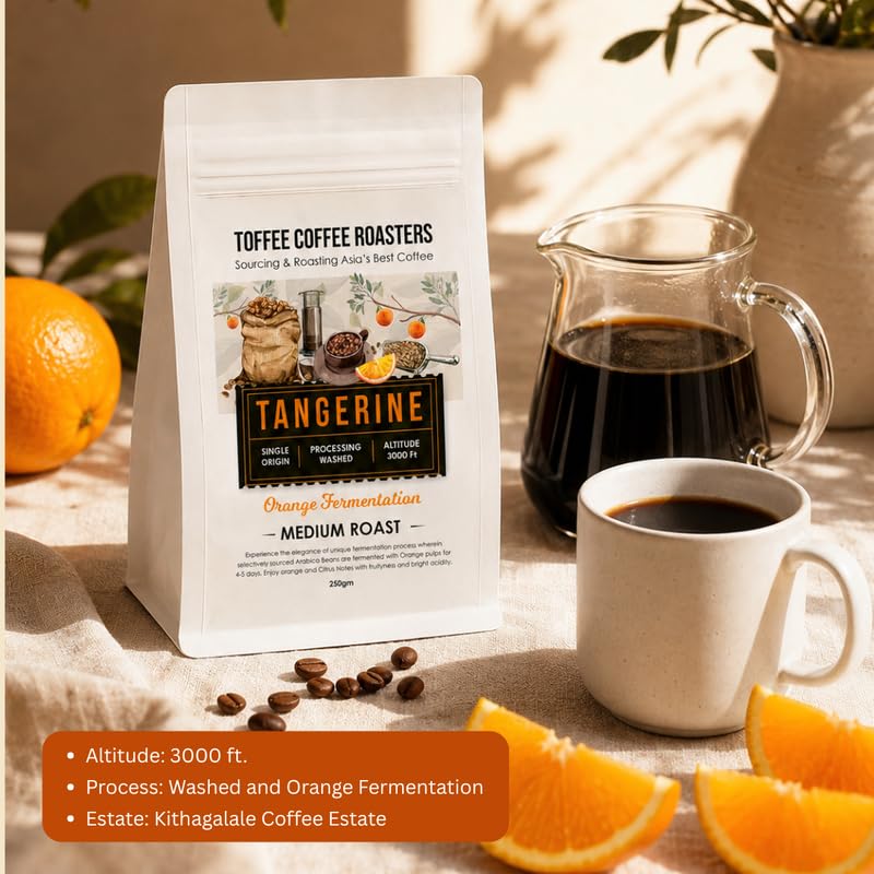 Image of Toffee Coffee Roasters | Whiskey Barrel Aged, Medium Dark Roast, 500 g | Grind: Whole Beans, Barrel Aged, 100% Arabica | Speciality Coffee | Freshly Roasted
