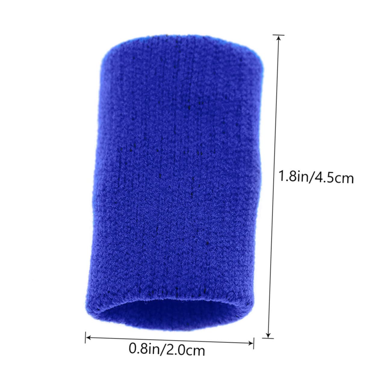 SEWOART 30pcs Finger Protector Finger Sleeves Sleeve Protectors Thumb Finger Splints Elastic Thumb Sleeves Thumb Brace Finger Extension Thumb Finger Brace Support Finger Tape Nylon Blue