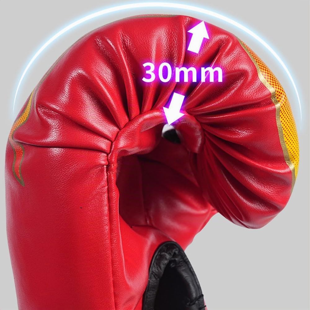 Kinder Boxhandschuhe und Box Pratzen Set für 3-10 Jahre,Kids Boxing Gloves,Boxhandschuhe Kinder Set,3-in-1 Box Handschuhe Jungen,Punchinghandschuhe für Jungen und Mädchen (Rot)
