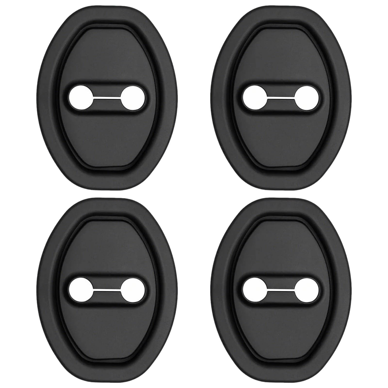 WENINETIES 4Pcs Car Door Lock Cover for BMW 5 Series Sedan (G30 LCI) 2020-2023, Protective Interior Door Latch Protector Silicone Anti-Rust Trim Cover Accessories
