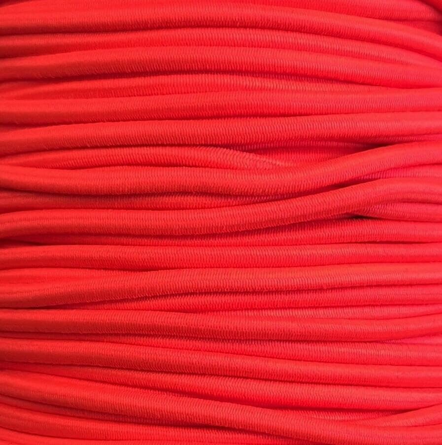 Round Elastic Cord - 4 mm diameter - Neon Pink - 100 metres โ image 1