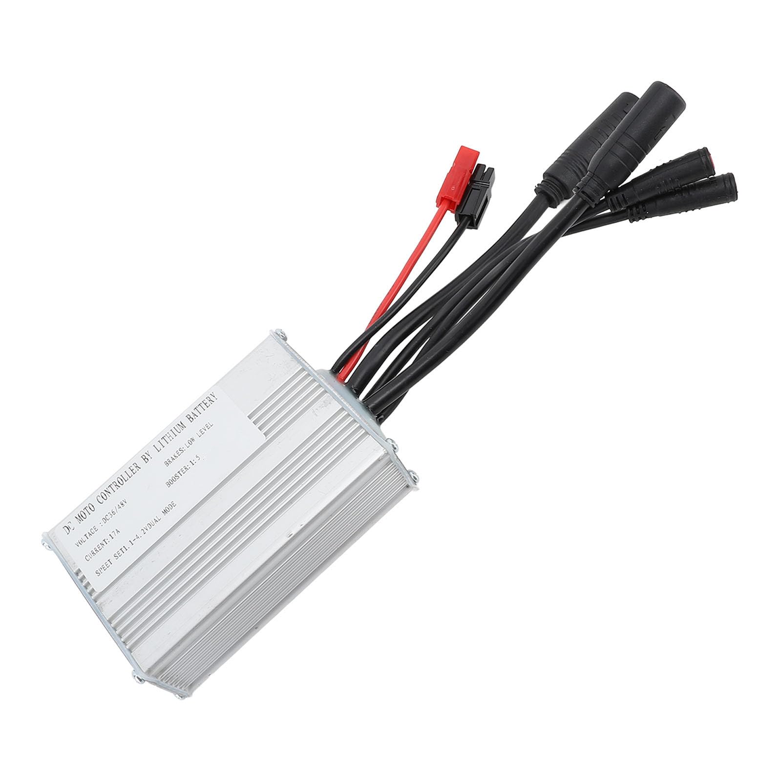 CHICIRIS Controller Brushless per Bici Elettrica 17A, Lega di Alluminio, Materiale in Gomma, Motore da 350 W, Cavo Luce Connettore Impermeabile