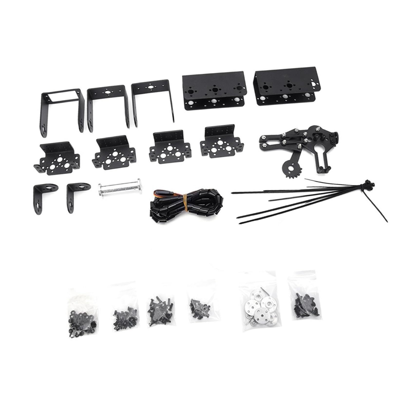 2X Zestaw Chwytaków do Ramienia Mechanicznego Robota 6DOF Manipulator DOF Manipulator Klasy Przemysłowej do Robotyki