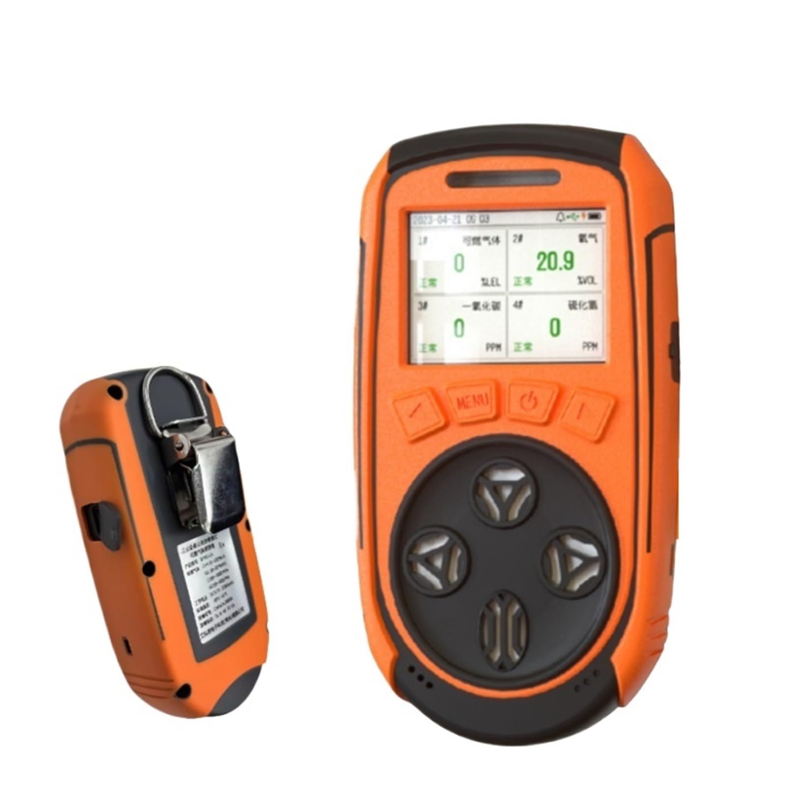 LNHHG Portable Gas Detector 4 in 1 CH4 O2 CO H2S LPG Combustible Gas Sensor Handheld Multi Gas Analyzers