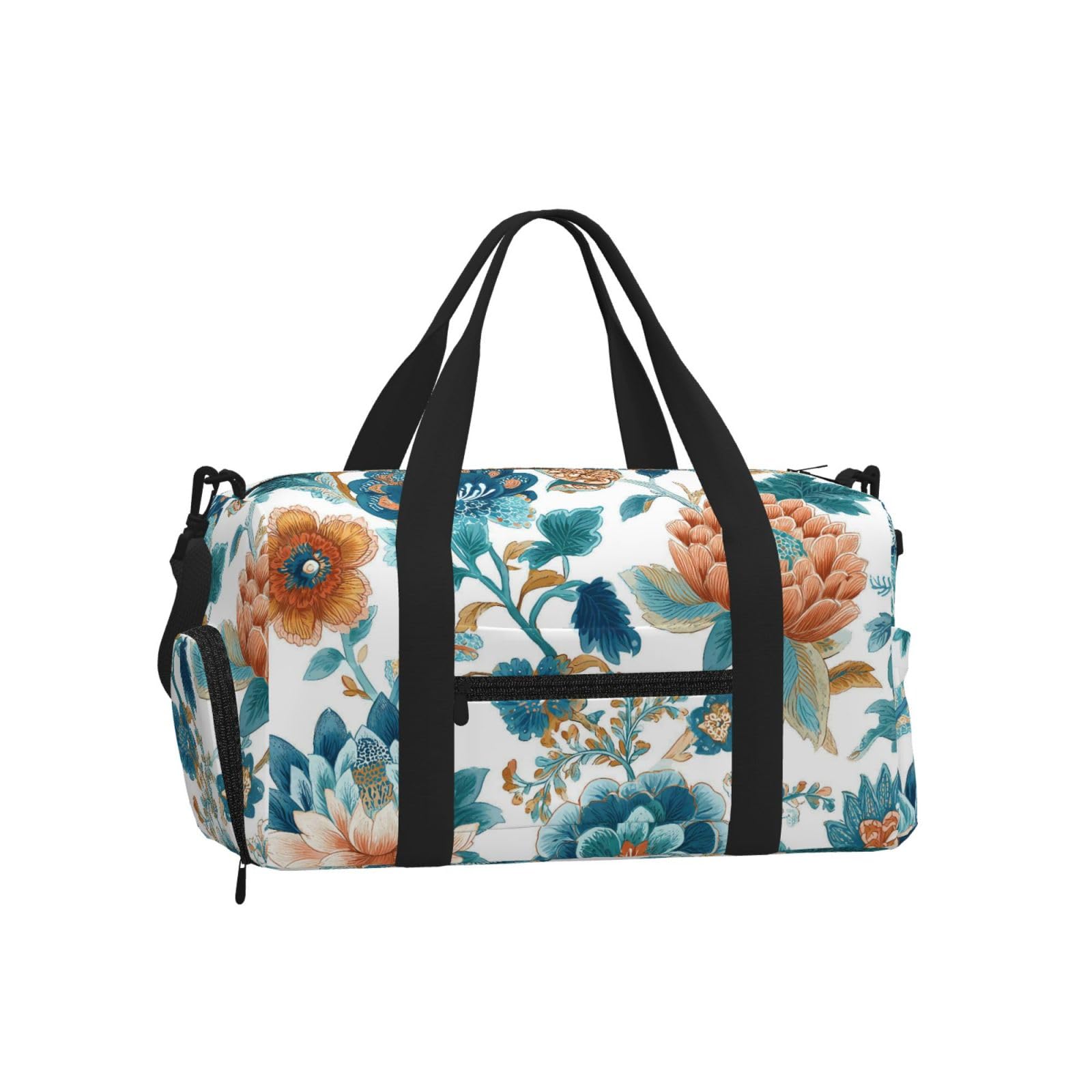 Bolsa de deporte para separar zapatos y ropa sucia, diseño exótico e impermeable 8