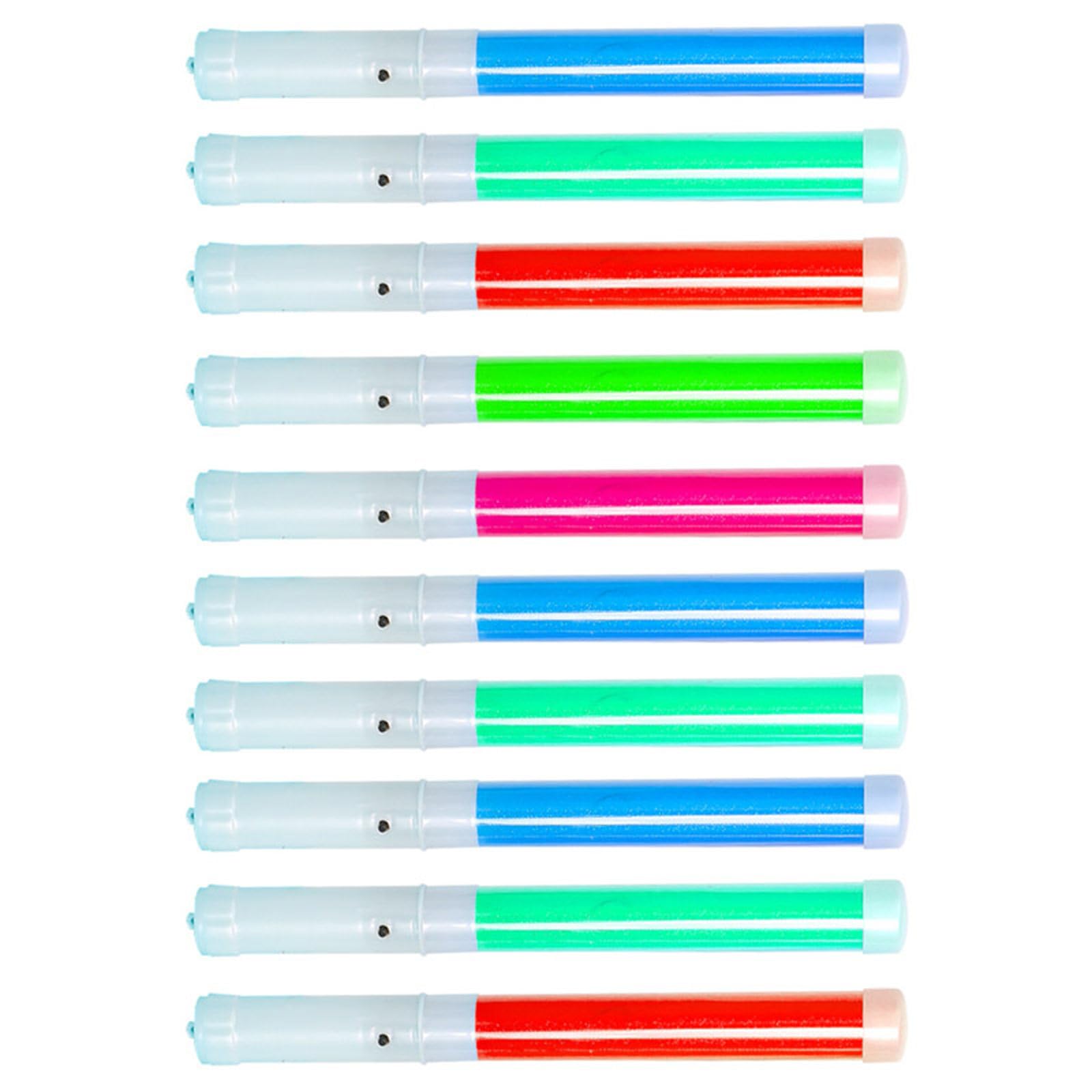 Limtula 10 10Pcs Glowing Party Sticks Random Color with 3 Light Modes Ideal for Birthday Event and Outdoor Gatherings Light Stakes Party