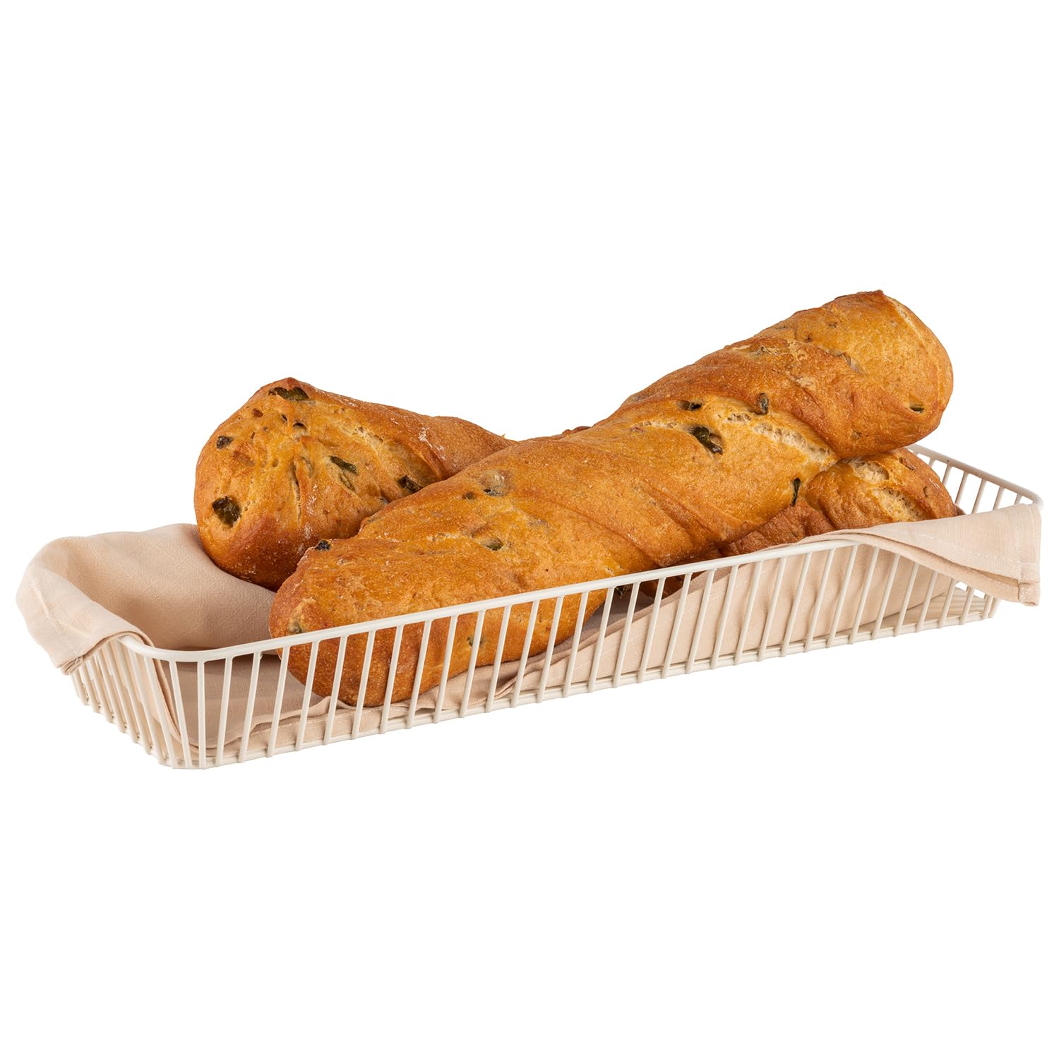 APS 30439 GN 2/4 Panier -URBAN- en blanc chuchotant 53 x 16,2 cm, hauteur 7,5 cm
