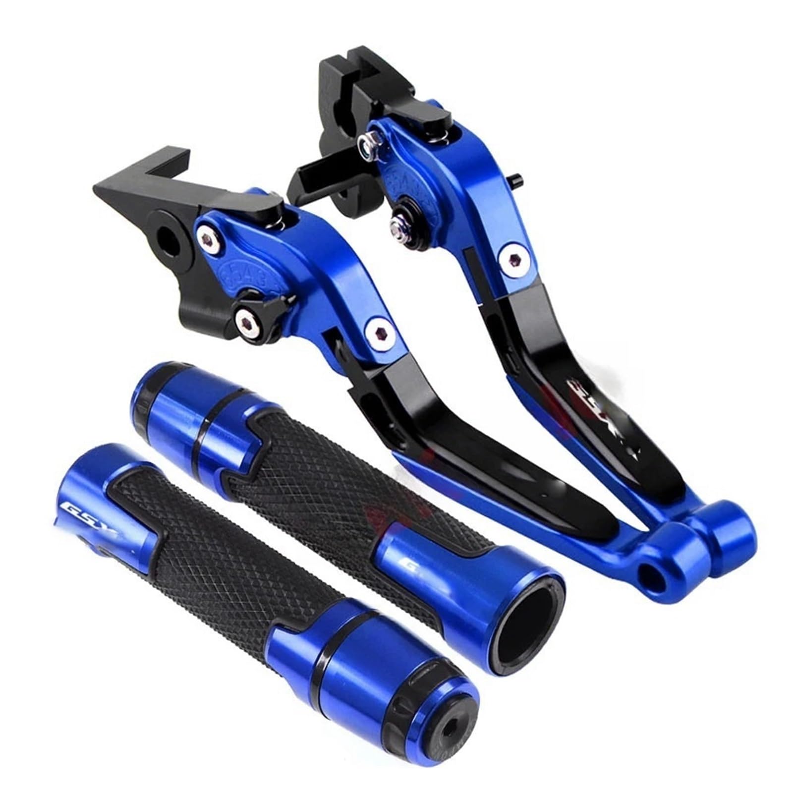 KTEBNWOSD Motorcycle Brake Clutch Lever Set Adjustable Folding for Suzuki GSXR600 GSXR750 GSX-R 600 750 K6 K8 2006-2010 Brake Clutchs Levers