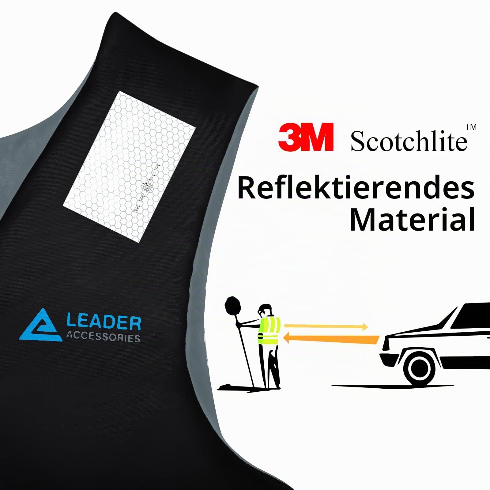 Leader International Schwimmhilfe Erwachsene, Feststoffweste ideal für den Wassersport, Auftriebshilfe bis zu 50N