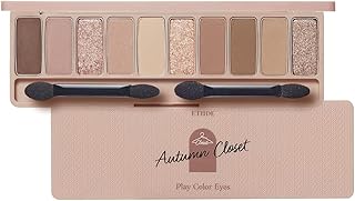 ETUDE [エチュード公式] プレイカラー アイシャドウ オータムクローゼット / 0.7g×10色 / ラメ/マット/シマー/キラキラ/ナチュラル/ブラウン
