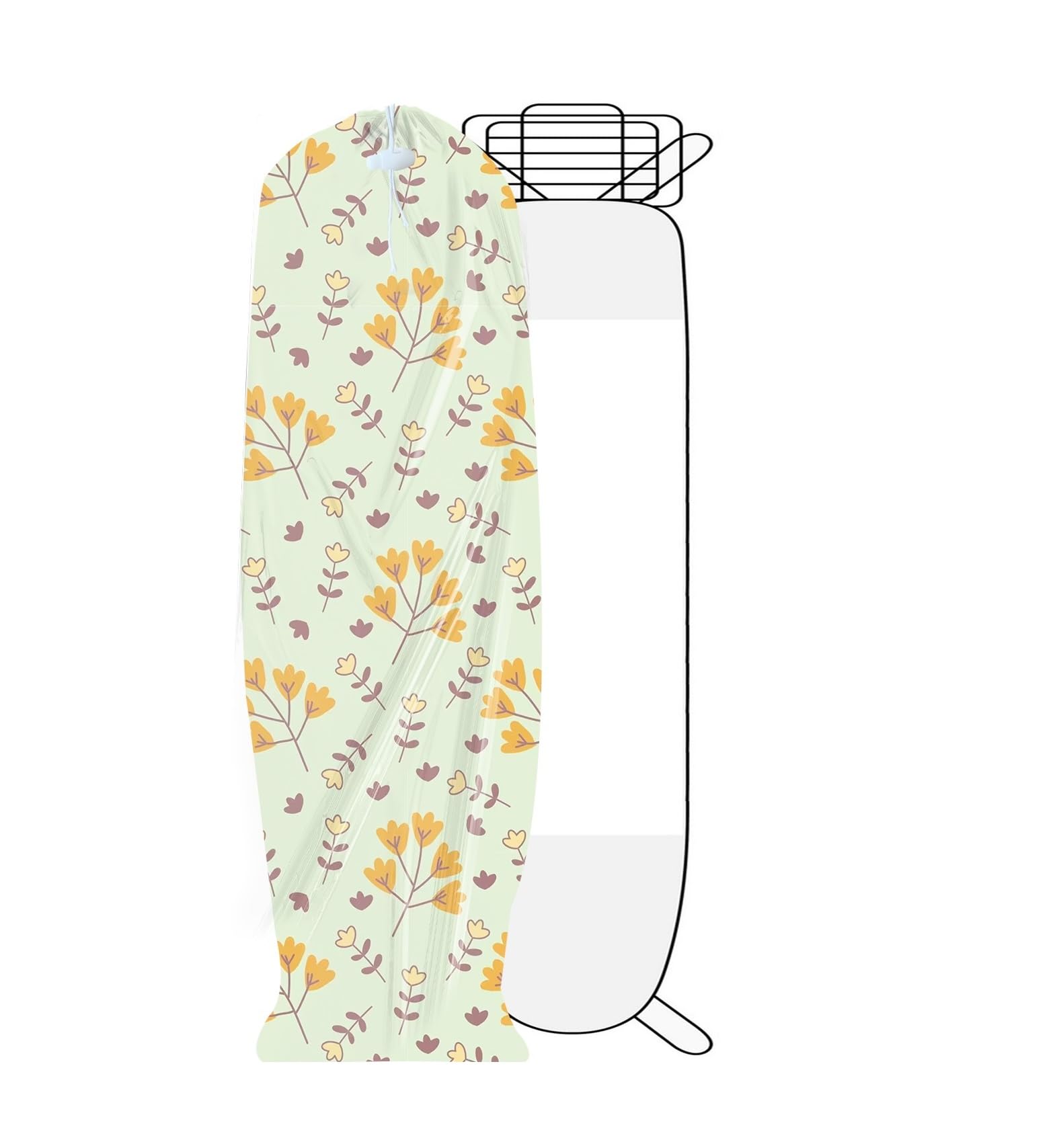 Protezione antipolvere per asse da stiro,Impermeabile/Resistente Agli Insetti/Alle Macchie - Accessori, Pieghevole - Copriasse da Stiro, Design all-Inclusive - Copripolvere (167 * 63 Cm)