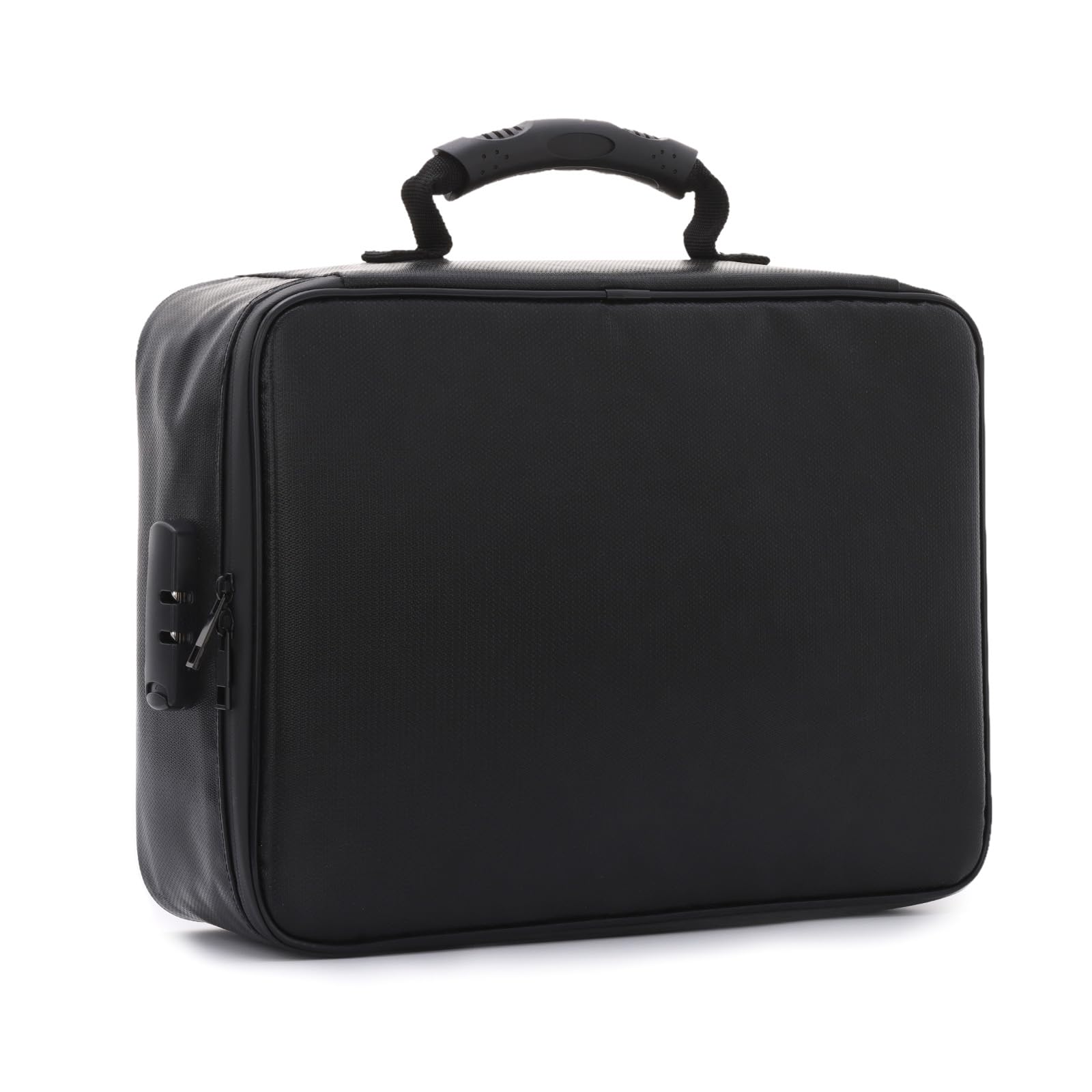 BWBIKE Borsa Portadocumenti Ignifuga con lucchetto, valigetta isolata con resistenza termica fino a 2048 °F, raccoglitore impermeabile per documenti A4 e contenitore per documenti e fogli