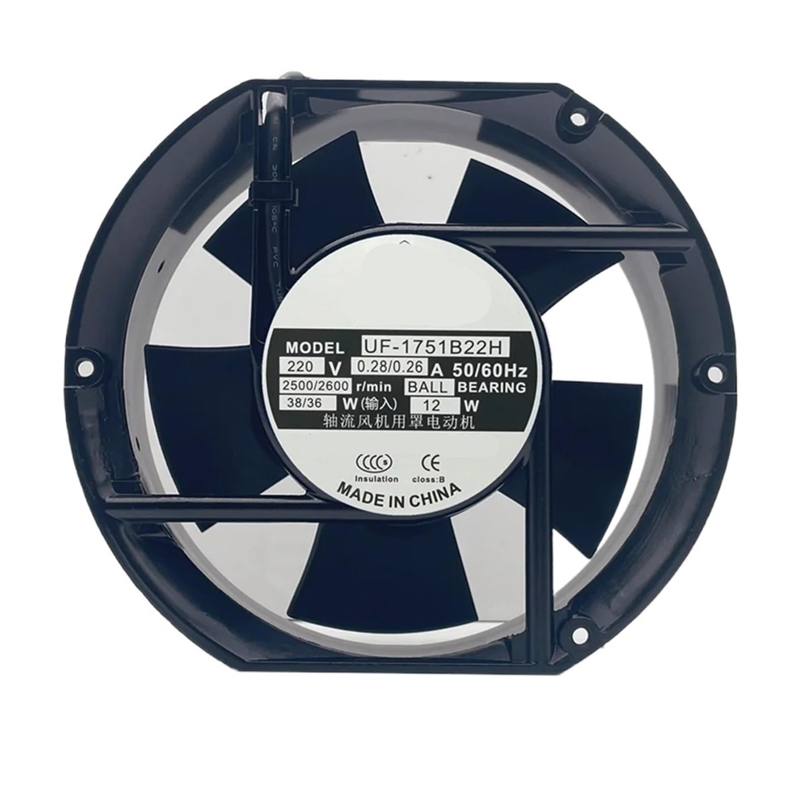 TPKMVGAP UF-1751B22H 220V 0.28A/0.26A 17251 172 * 51mm COOLING FAN