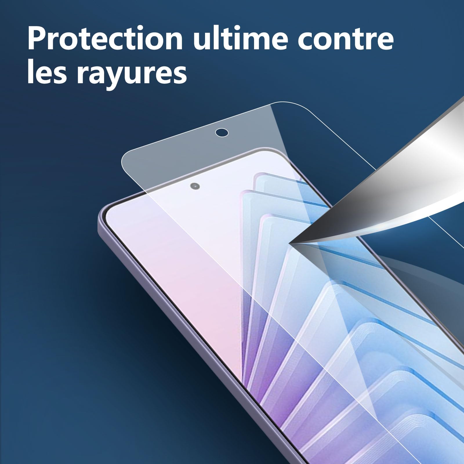 NEW'C Lot de 3, Verre Trempé pour Xiaomi Redmi Note 14 5G/4G, (non compatible avec Xiaomi Redmi Note 14 Pro 5G) Protection écran efficace contre les Rayures - sans Bulles - Ultra Résistant