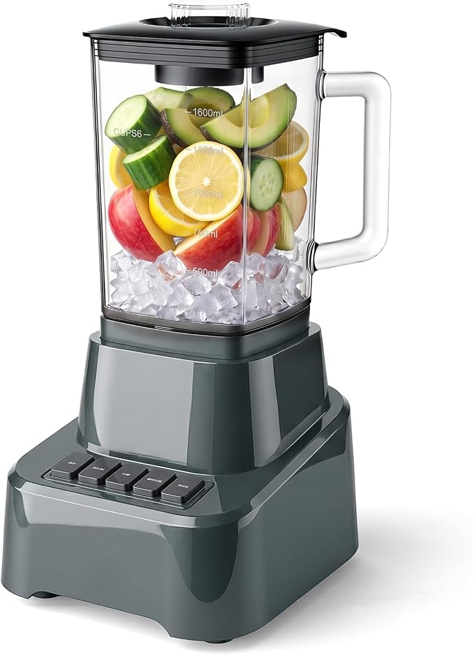 OLIXIS Professional Blender, 850 Peak Watts Full-Size Kitchen Blender, 54oz