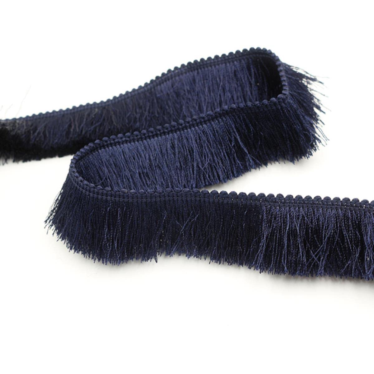 Cordón con flecos, 10 m de espesor de poliéster con flecos de encaje for la cabeza, ropa, almohada, decoración, cinta, flecos de colores, 2,8 cm, rosa, blanco, negro, gris, verde (color: No7) ( Color