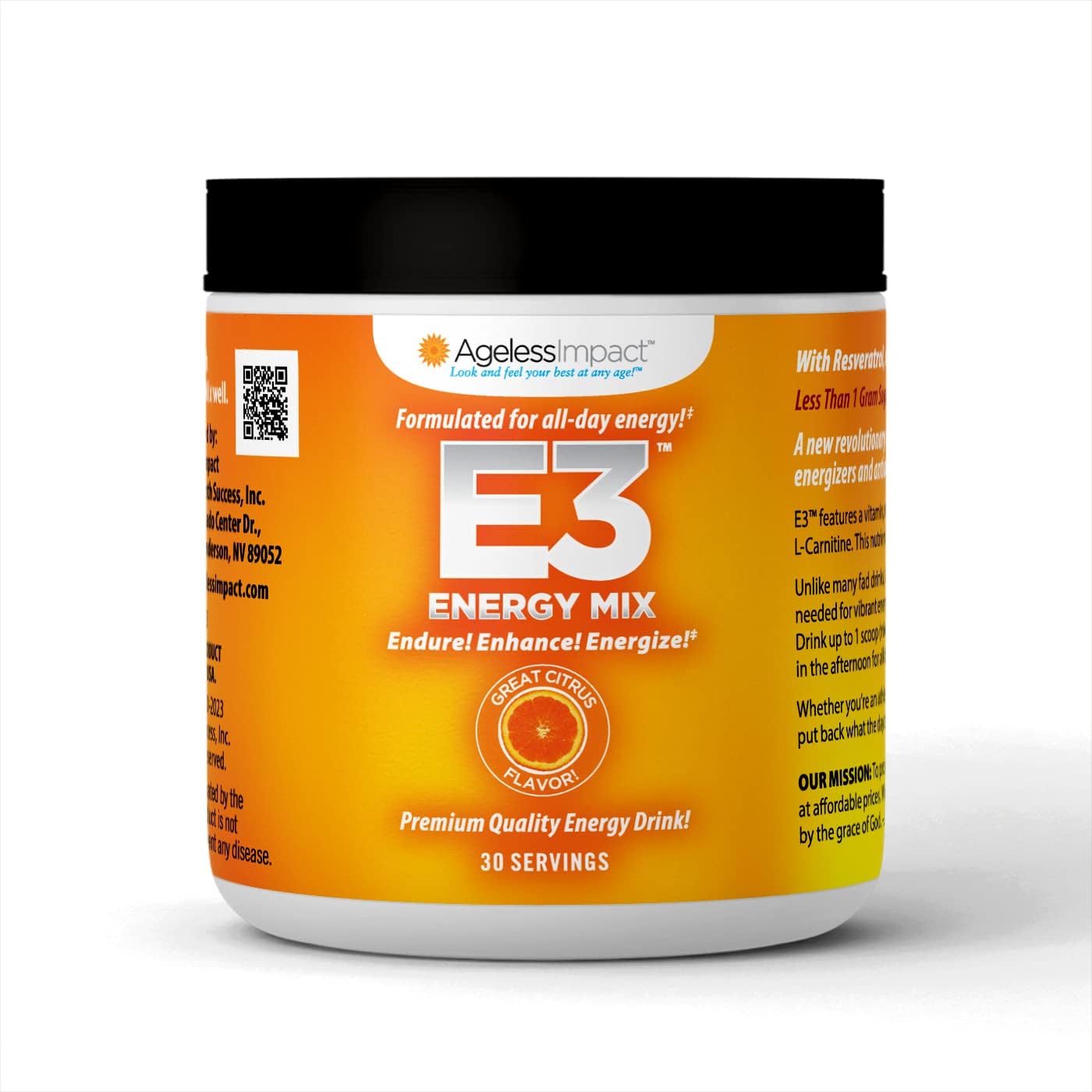 e3 Energy Drink Mix
