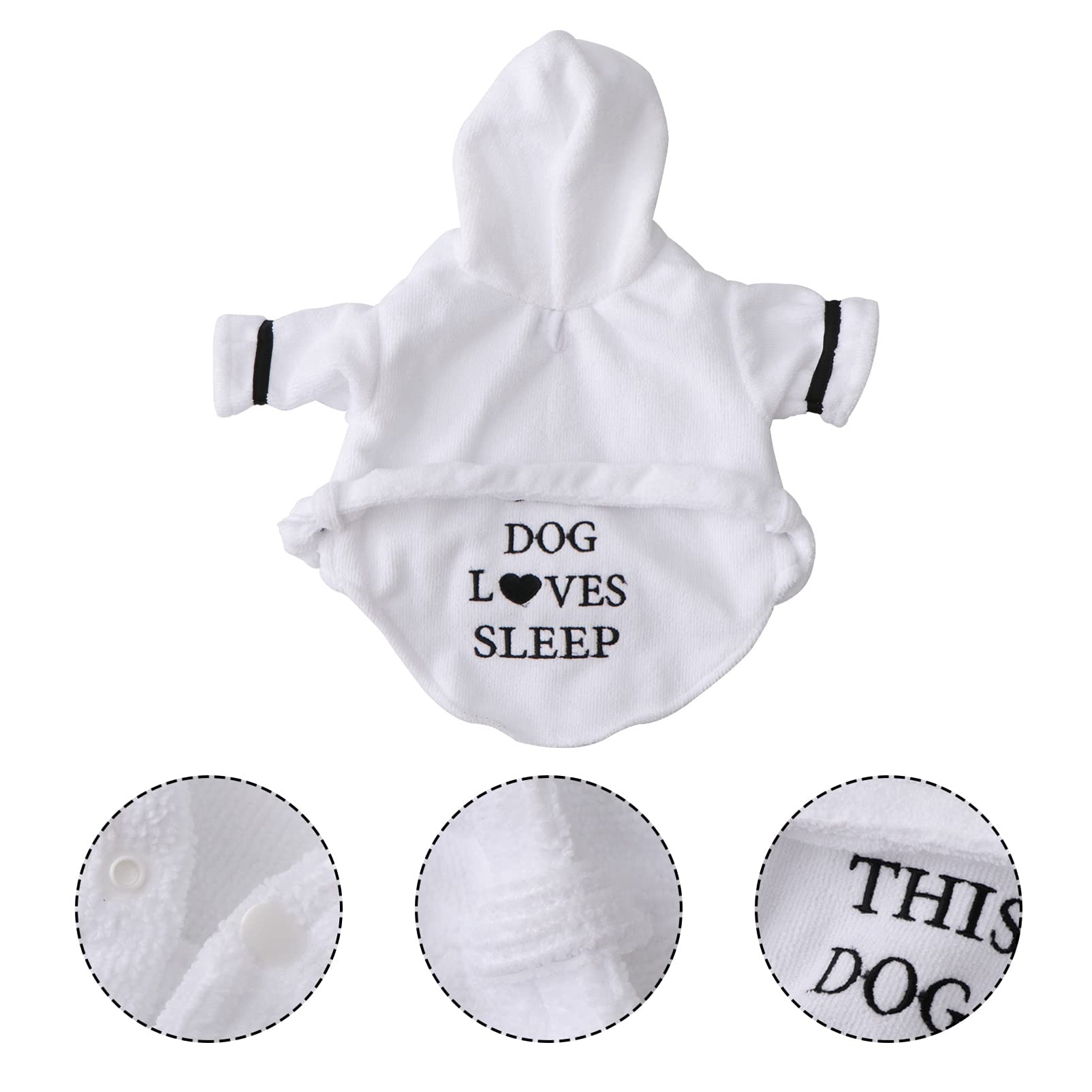 2 Pz Accappatoio per Animali Domestici Asciugamani per Cani Ad Asciugatura Rapida Pigiama per Cani Asciugamano da Bagno con Cappuccio per Cani Accappatoi per Cani Dopo Il Bagno