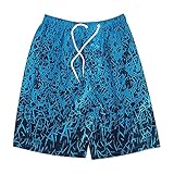 ✔ Material: Herren-Badehose Aus 95 % Polyester, Schnell Trocknender Stoff, Hervorragende Wasserabweisungsfähigkeit.