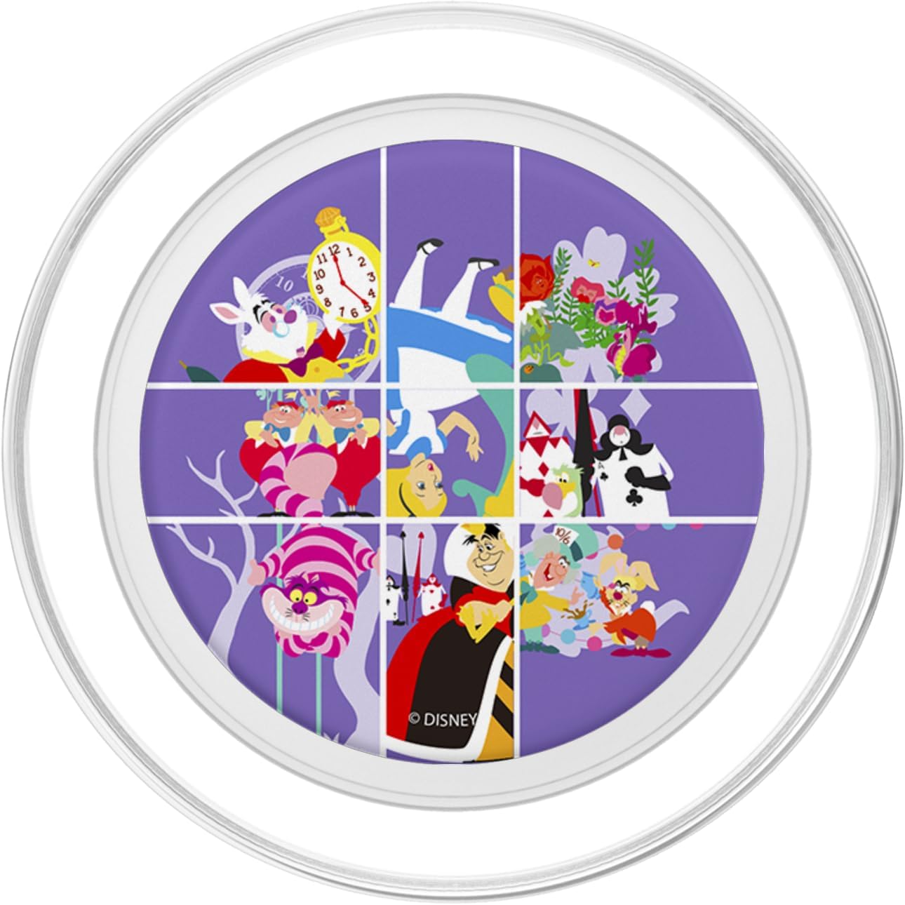 Disney Alice In Wonderland Wonder Art Blocks PopSockets MagSafe PopGrip for iPhone