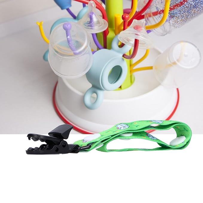 Baby Pacifiers Clips, MultiPurpose Pacifier Clips Foldable Lovely