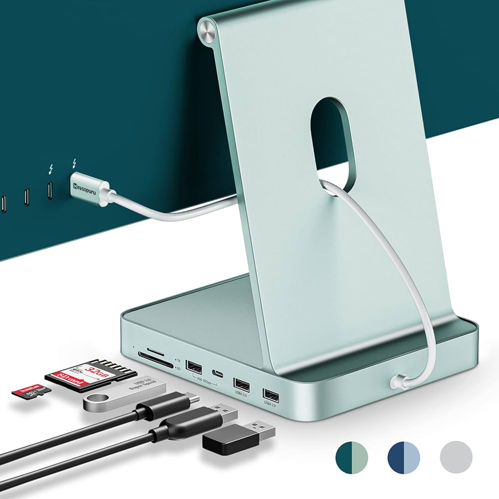 Amazon.co.jp: Minisopuru USB C ハブ iMac 24 インチ 2021/2023