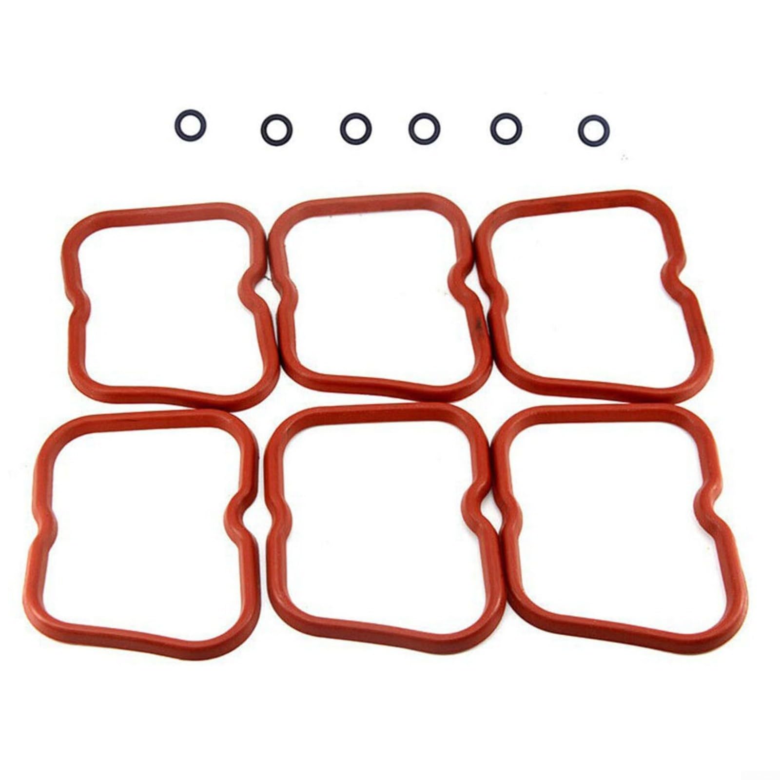 6 Piece Valve Cover Gasket Gasket Set for Dodge for Cummins 89-98 12V 6B 6BT 5.9 Gasket with 6 Seals