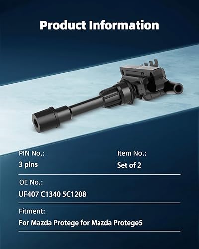 Vista 2103 de ECCPP Bobinas de encendido portátiles de repuesto para automóvil compatibles con Infiniti I30/para Nissan Maxima 3.0L V6 2000-2001 Reemplazo