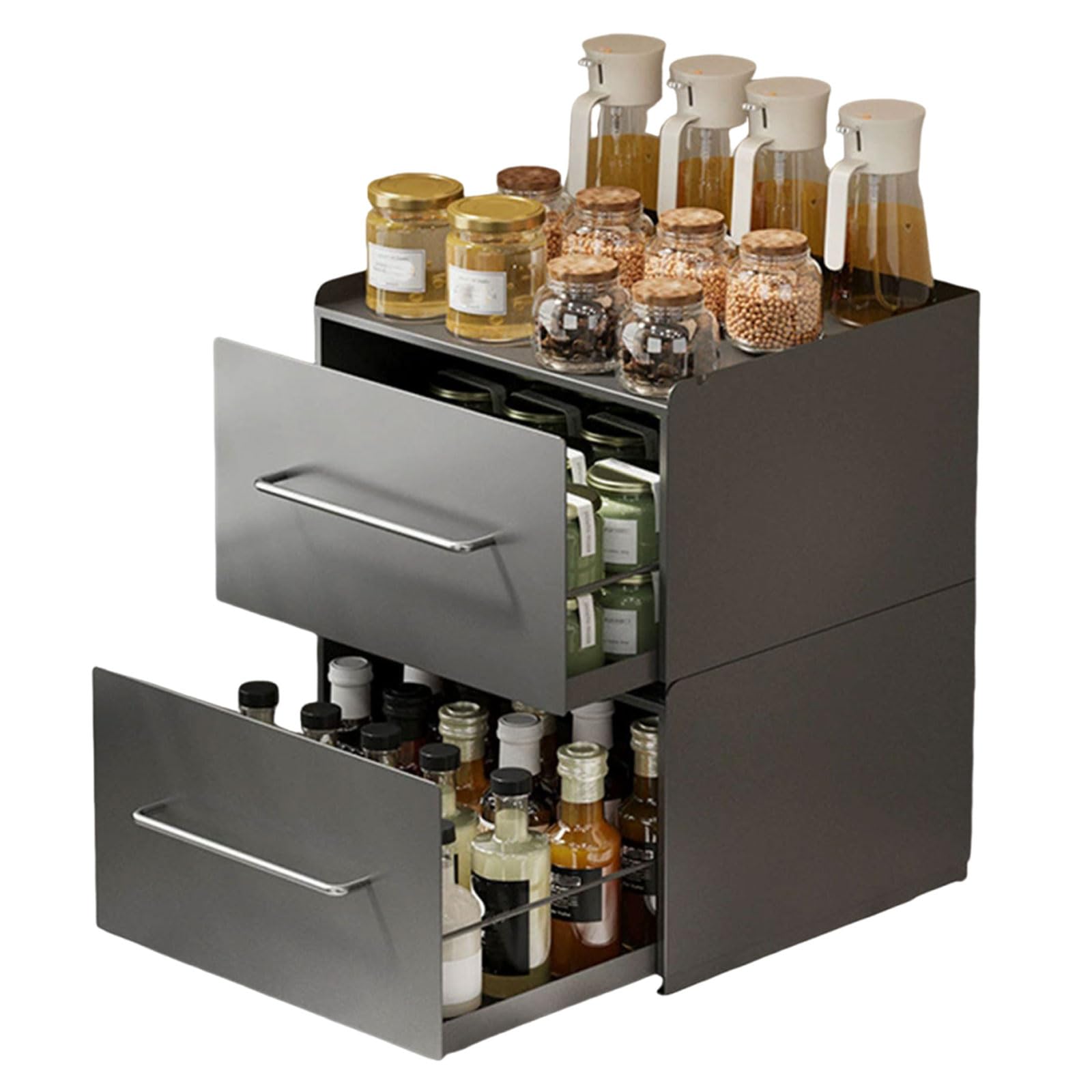 Organizador para debajo del fregadero extraíble y apilable para el orden de la cocina