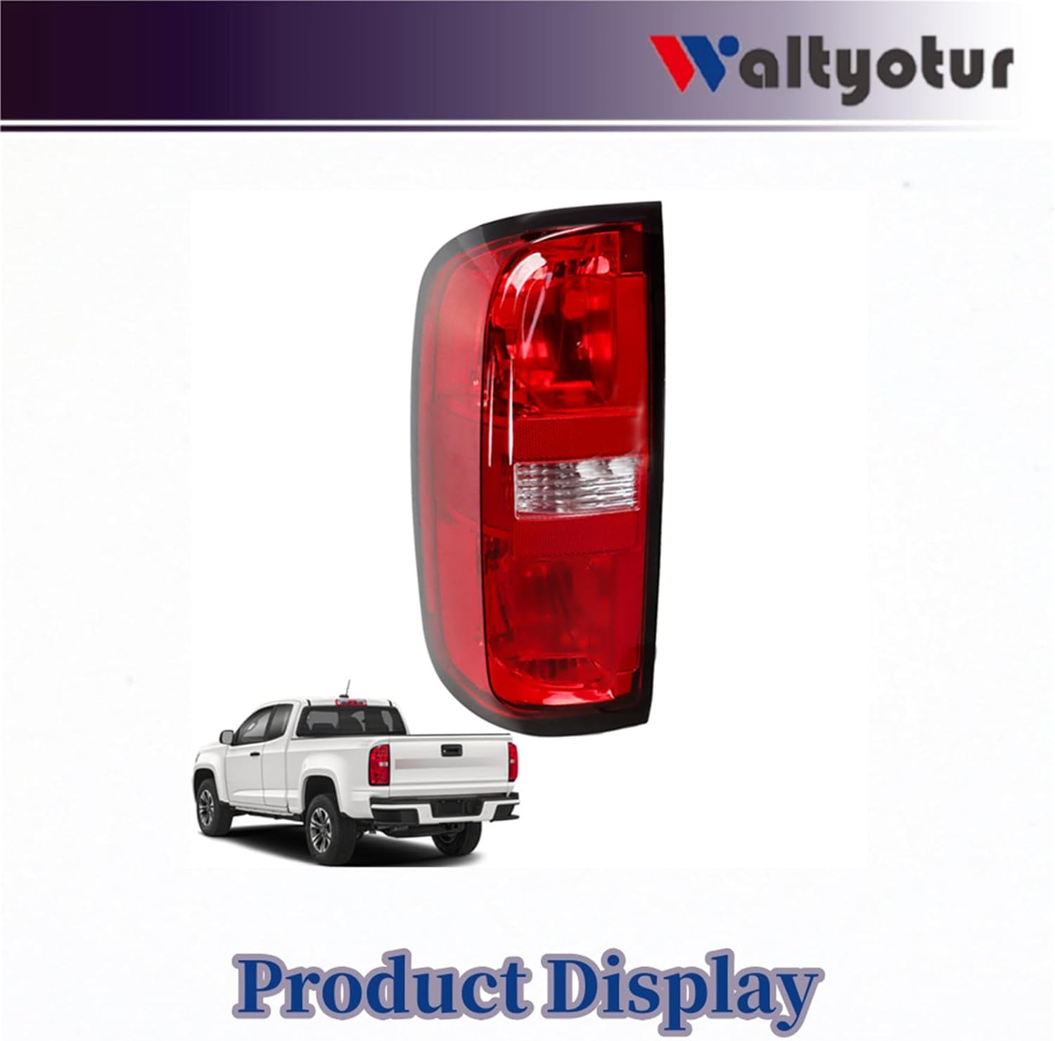 waltyotur Left Side Tail Light Replacement for 2015-2022 Colorado Replacement for GM2800270 84169777 Brake Light Stop Signal Bulb