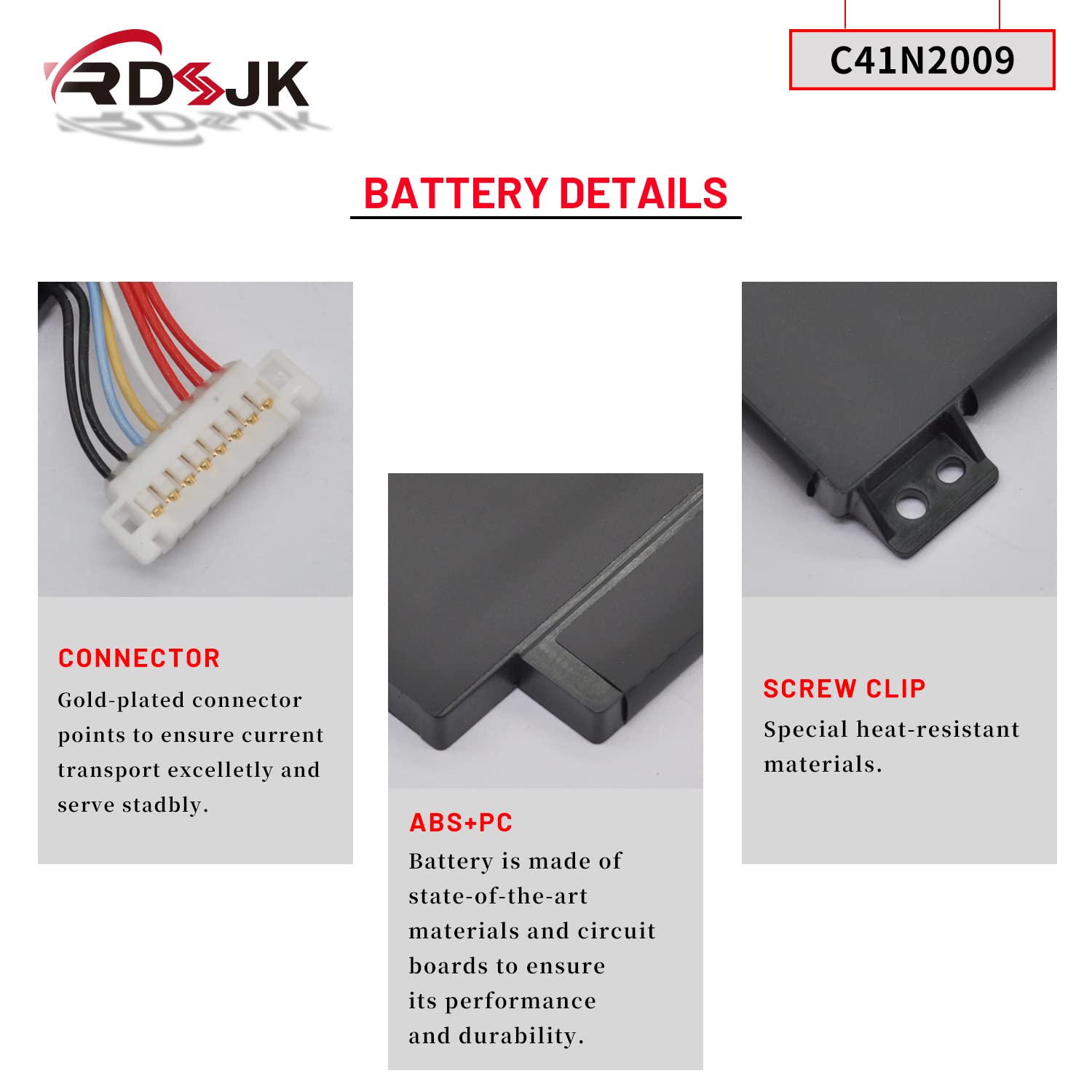 C41N2009 Laptop Battery for Asus ROG Flow X13 GV301 GV301QC