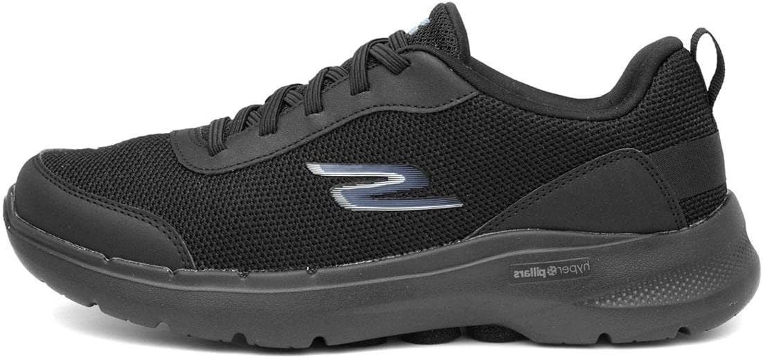 Skechers Men's Gowalk 6-Athletic Workout Walking Shoes with Air Cooled Foam Sneakers, Black 2, 13