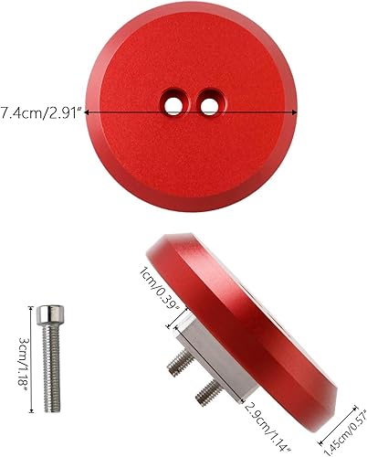 Miniatura 5 de PACEWALKER Corvette Jack Pucks Billet Adaptador de aluminio CNC para 1997-2023 Corvette C5 C6 C7 C8 Z06 Compatible con Porsche 964 993 996 997 911