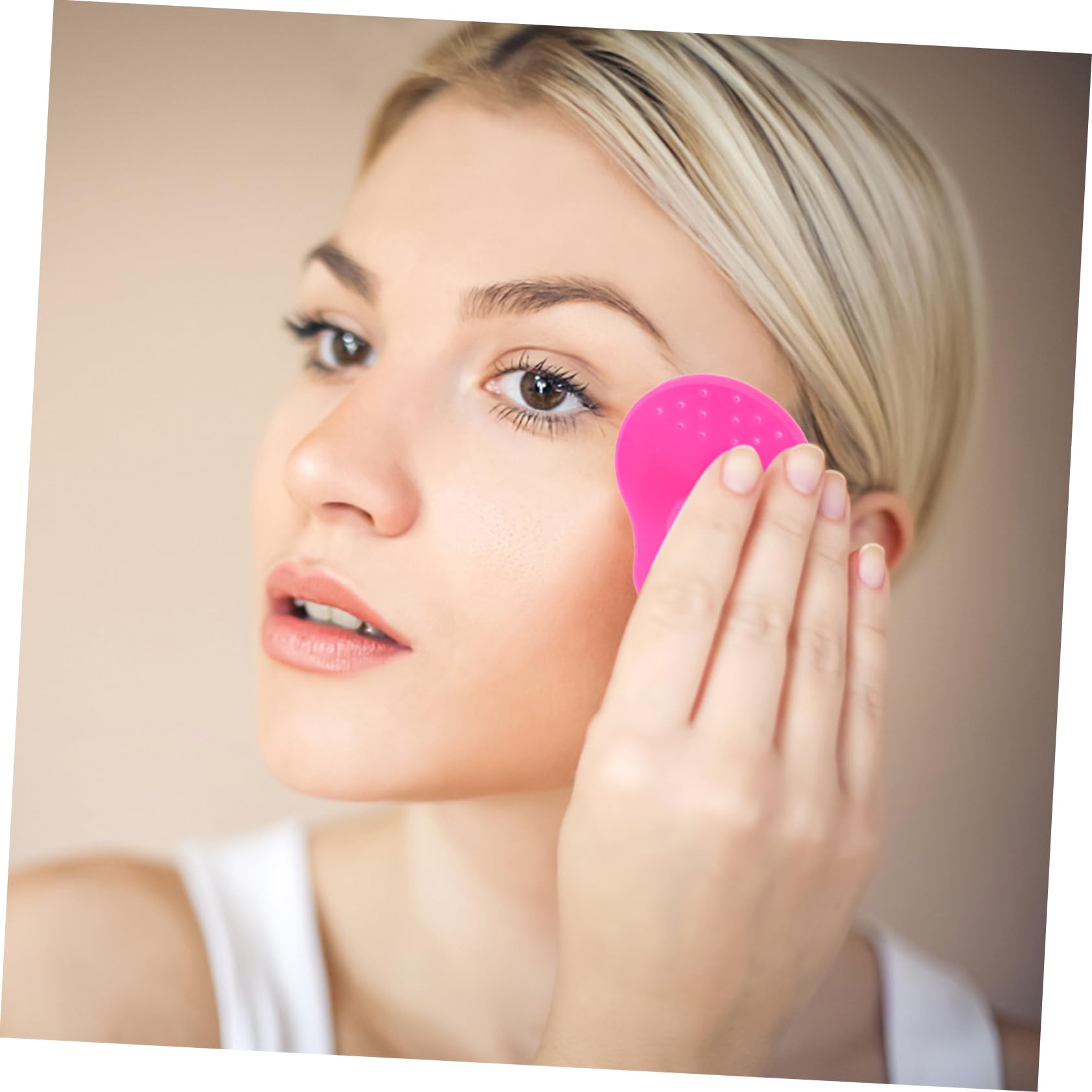 NIYANGLE Handheld Facial Brush Set 4pcs 's Manual Face Cleansing Brush Skin Care Scrubber Nose Fashionable Beauty Tool Random