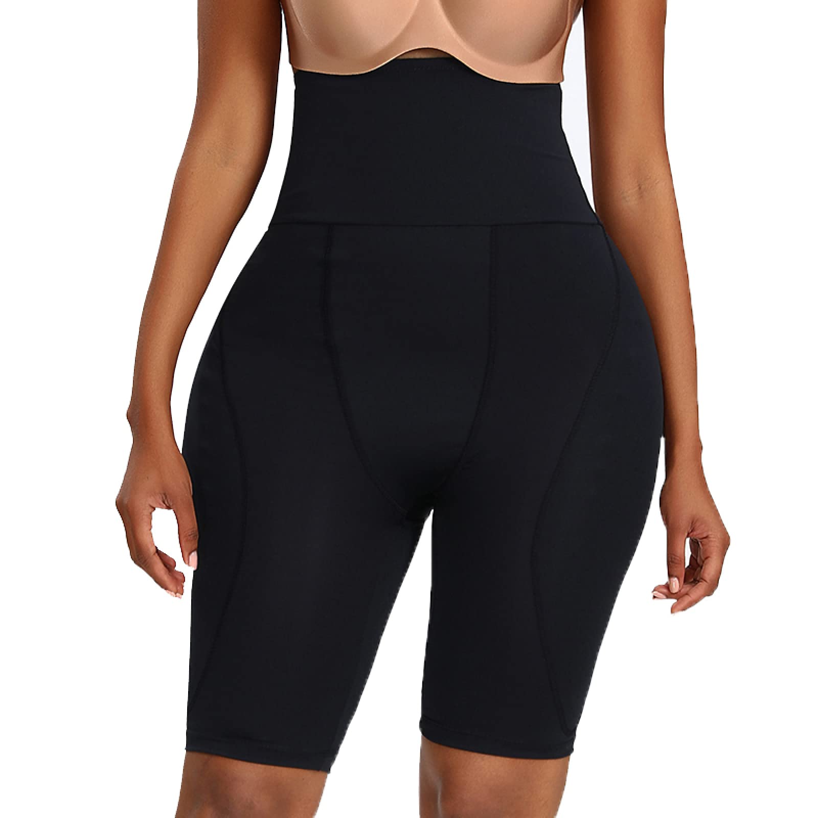 LYGBAOFUL Damskie majtki biodrowe - Plus Size Butt Lifter Majtki wyszczuplają ciało Szorty Majtki z wkładkami Se