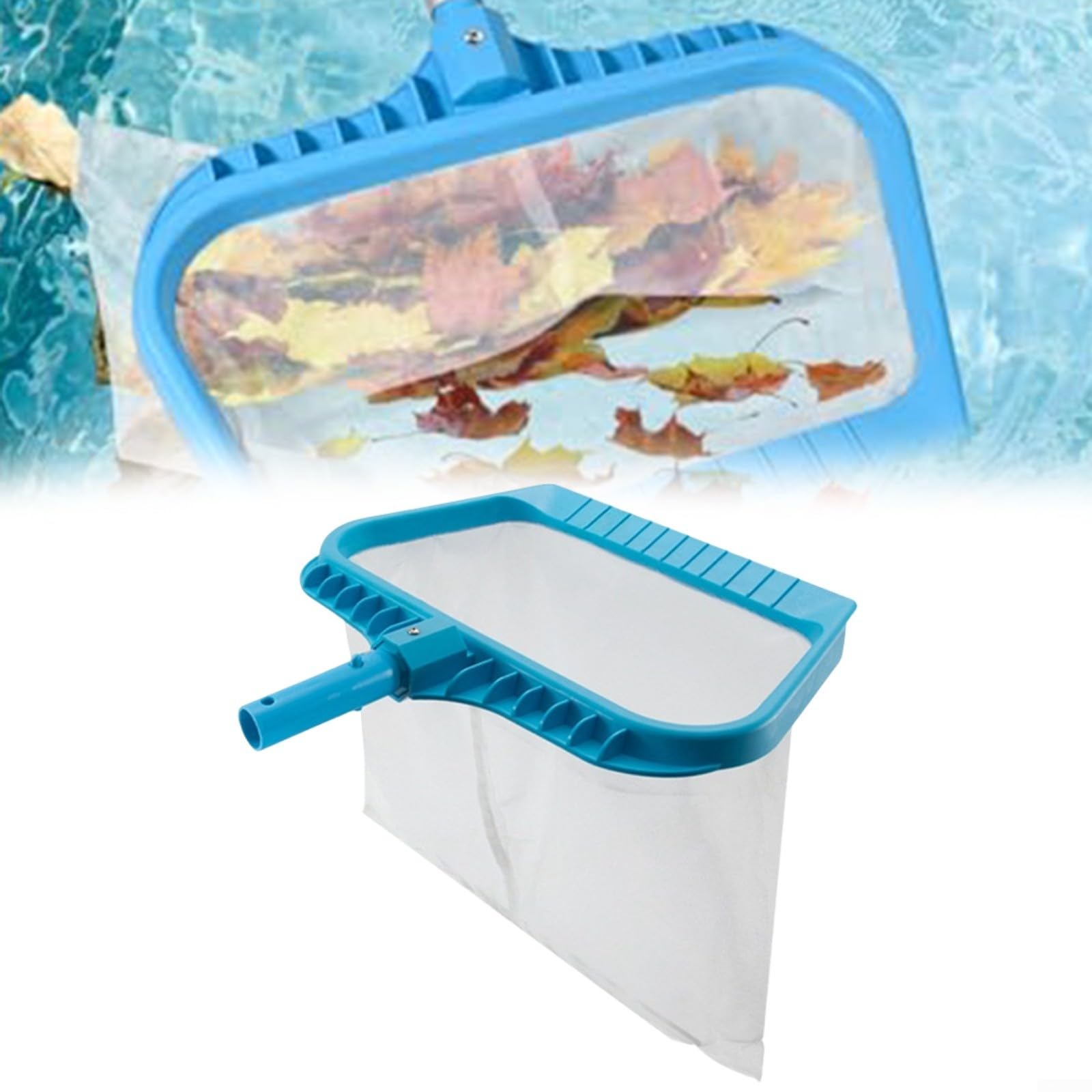 Retino per la pulizia della piscina, rete profonda per foglie, retino professionale per piscine, spa, laghetti, raccolta detriti