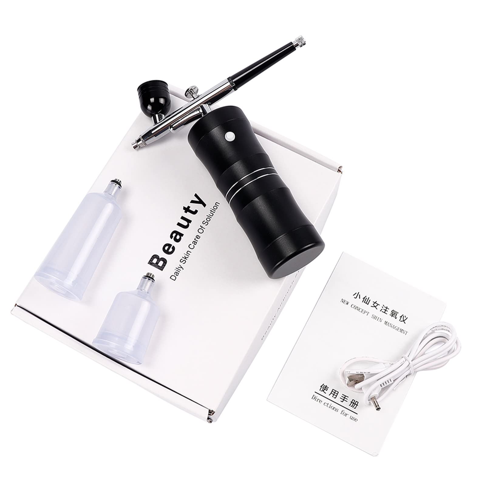 Top 0.3mm Mini Zestaw sprężarki powietrza pędzel pędzel pędzel pędzel Airbrush do paznokci sztuki tatuaż rzemiosło ciasto nano mgła mgła opryskiwacza