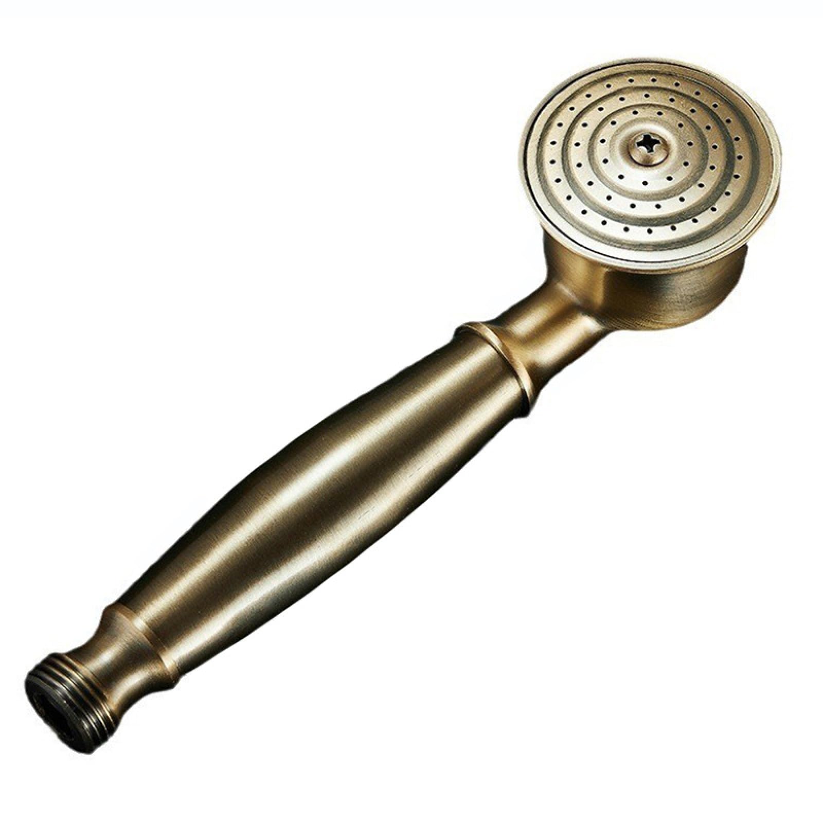 Fanjubei Bronze All-Copper Shower Heads With Handheld Hand Spray Heads, Antique Small Hand Spray Copper