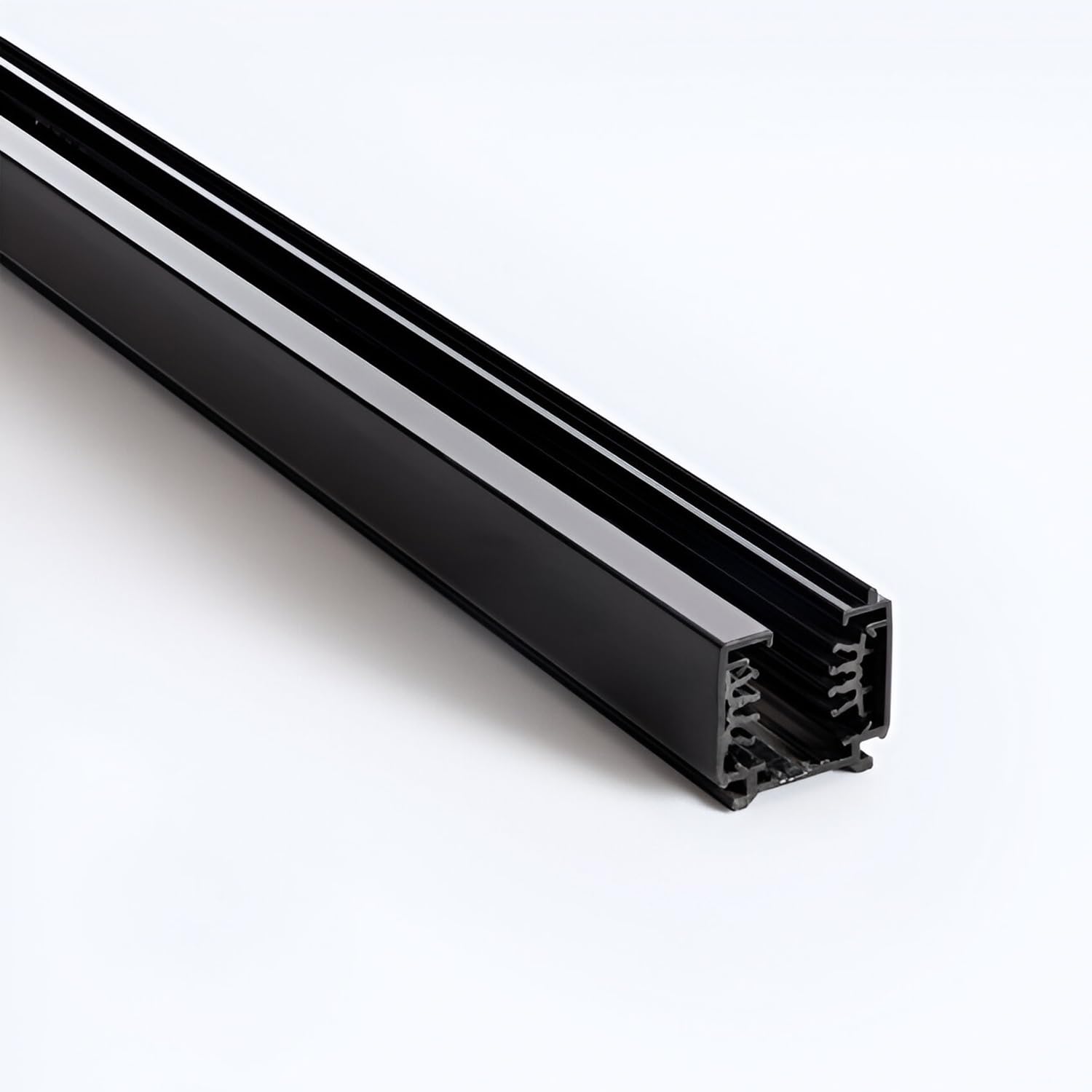 LEDKIA Carril Trifásico DALI para Focos LED 2 Metros Negro