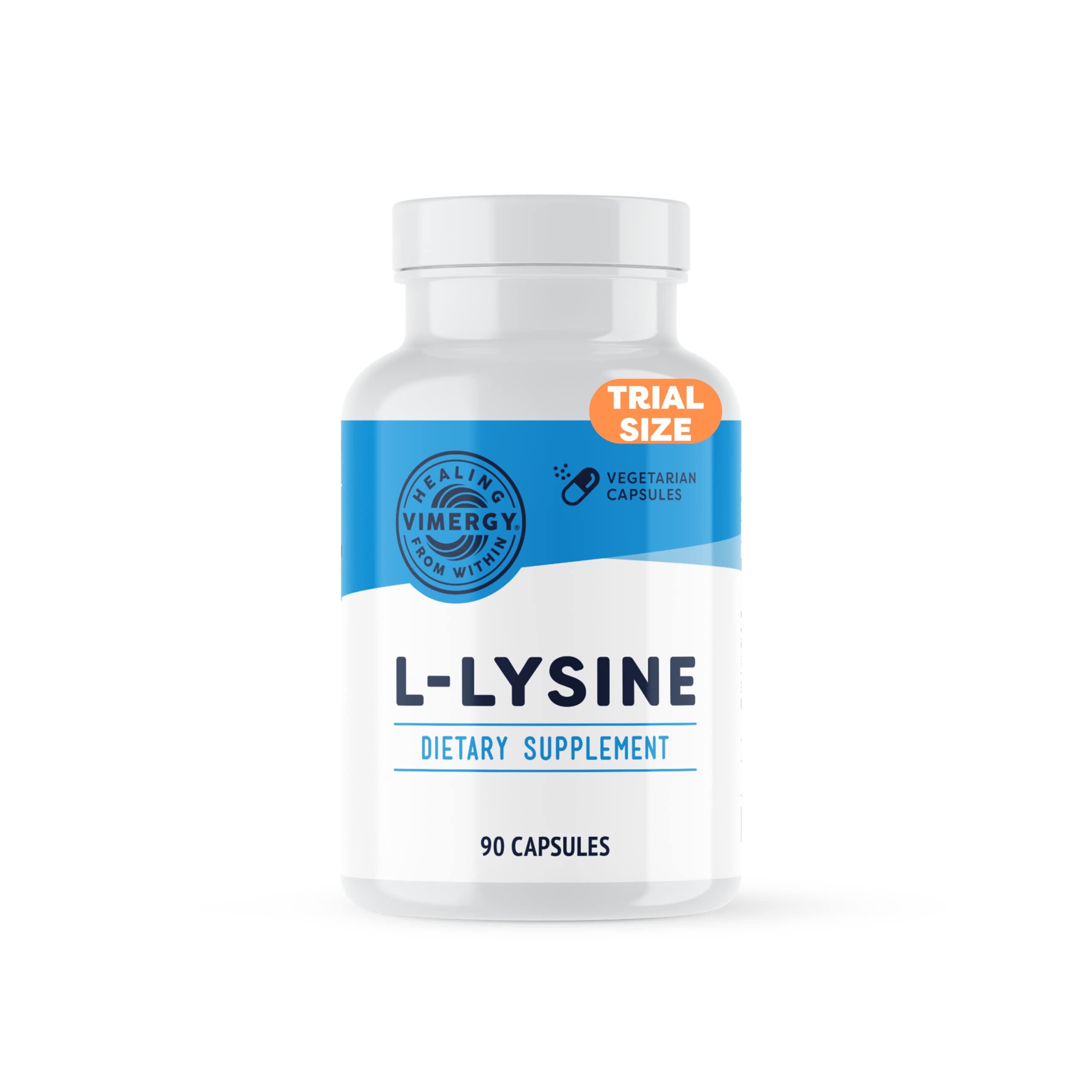 L-Lysine – Promotes Healthy Skin, Hair & Nails* – Supports Healthy Metabolism* – Vegan, Non-GMO & Gluten-Free – 90 Capsules